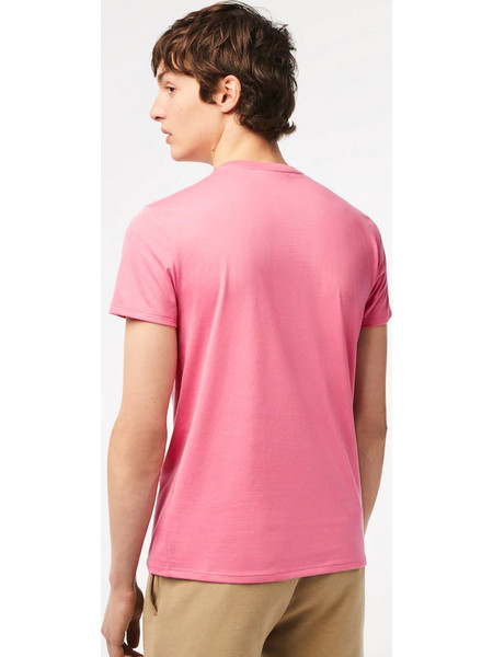 Lacoste ανδρικό T-shirt 3TH6709-2R3 Ροζ