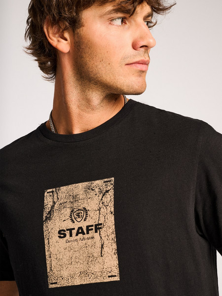 Staff Cortez Man T-Shirt (64-005.050.Ν0090) Μαύρο...