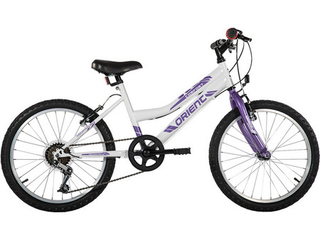 Orient Bikes Comfort Girl 2018 Παιδικό Ποδήλατο Πόλης 20" με 6 Ταχύτητες Λευκό