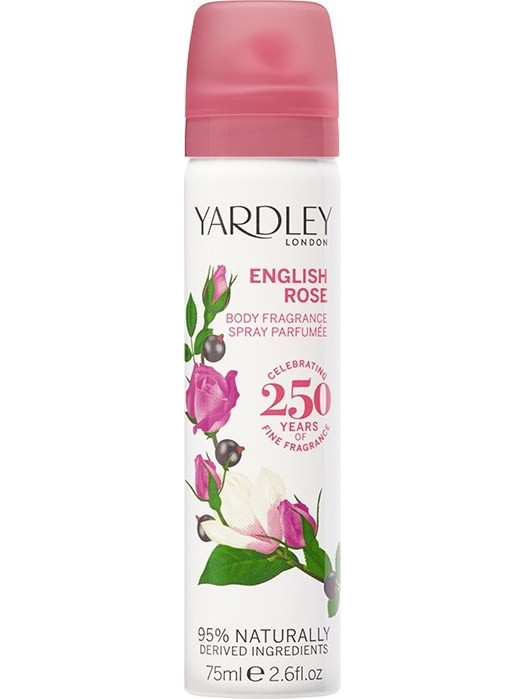 Yardley English Rose Body Γυναικείο Αποσμητικό Spray 75ml