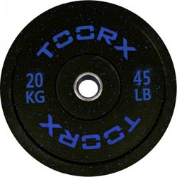 Ολυμπιακός Δίσκος Bumper Crumb 20kg 45cm Toorx