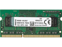 Kingston Value 4GB (1X4GB) DDR3 RAM 1600MHz SoDimm KVR16LS11/4