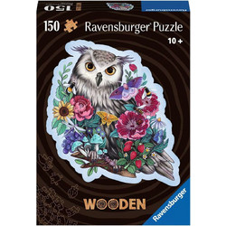 Puzzle Ravensburger Wooden Owl 150 Κομμάτια