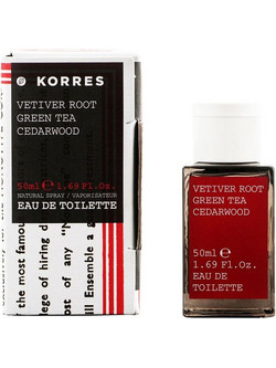 Korres Vetiver Root Green Tea Cedarwood Eau de Toilette 50ml