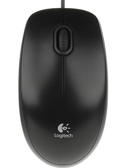 Logitech B100 for Business Ενσύρματο Ποντίκι Black