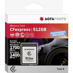 AgfaPhoto Professional High Speed CFexpress 512GB 1700MB/s