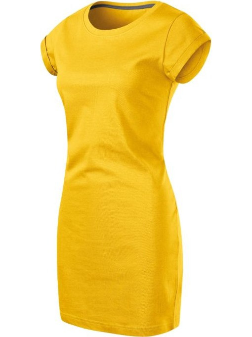 Malfini Freedom Mini Καλοκαιρινό Καθημερινό Φόρεμα Κίτρινο MLI-17804