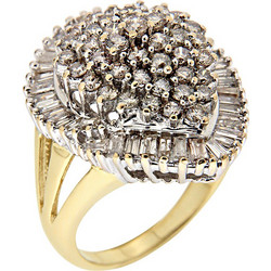 Δαχτυλίδι χρυσό Κ14 με διαμάντια