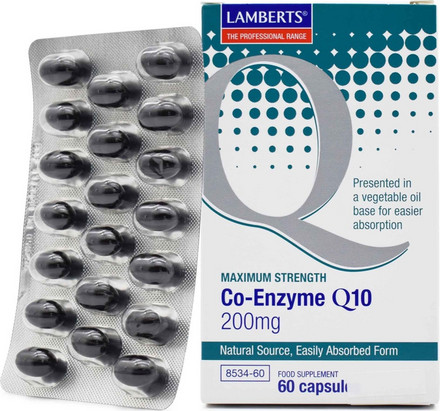 Lamberts Co-Enzyme Q10 200mg 60 Κάψουλες