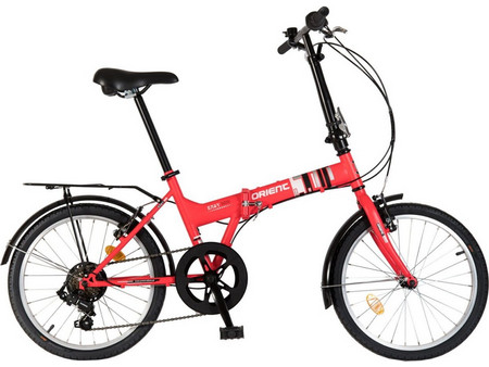Orient Bikes Easy 2019 Σπαστό Ποδήλατο Πόλης 20" με 6 Ταχύτητες Κόκκινο