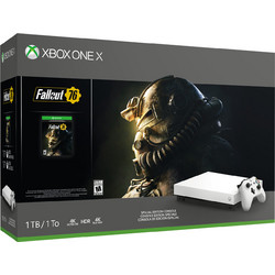 Microsoft Xbox One X 1TB Robot White Special Edition & Fallout 76