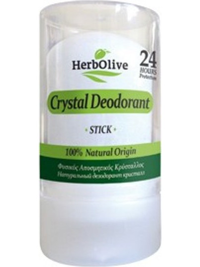 Herbolive Φυσικό Αποσμητικό Stick Κρύσταλλος 24h Χωρίς Αλουμίνιο 120gr