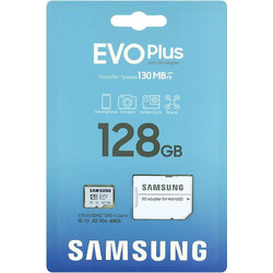 Samsung Evo Plus (2021) microSDXC 128GB Class 10 U3 V30 UHS-I A2 + Adapter