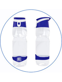 Παγούρι νερού μπλέ με φίλτρο DWETS της Aqua Filter