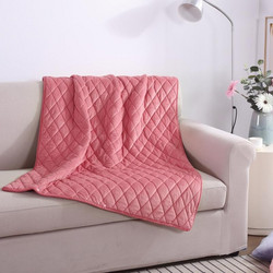 Washable USB Electric Blanket Single Wearable Warming Blanket, Size: 100x140cm(Peach Color) (OEM)
