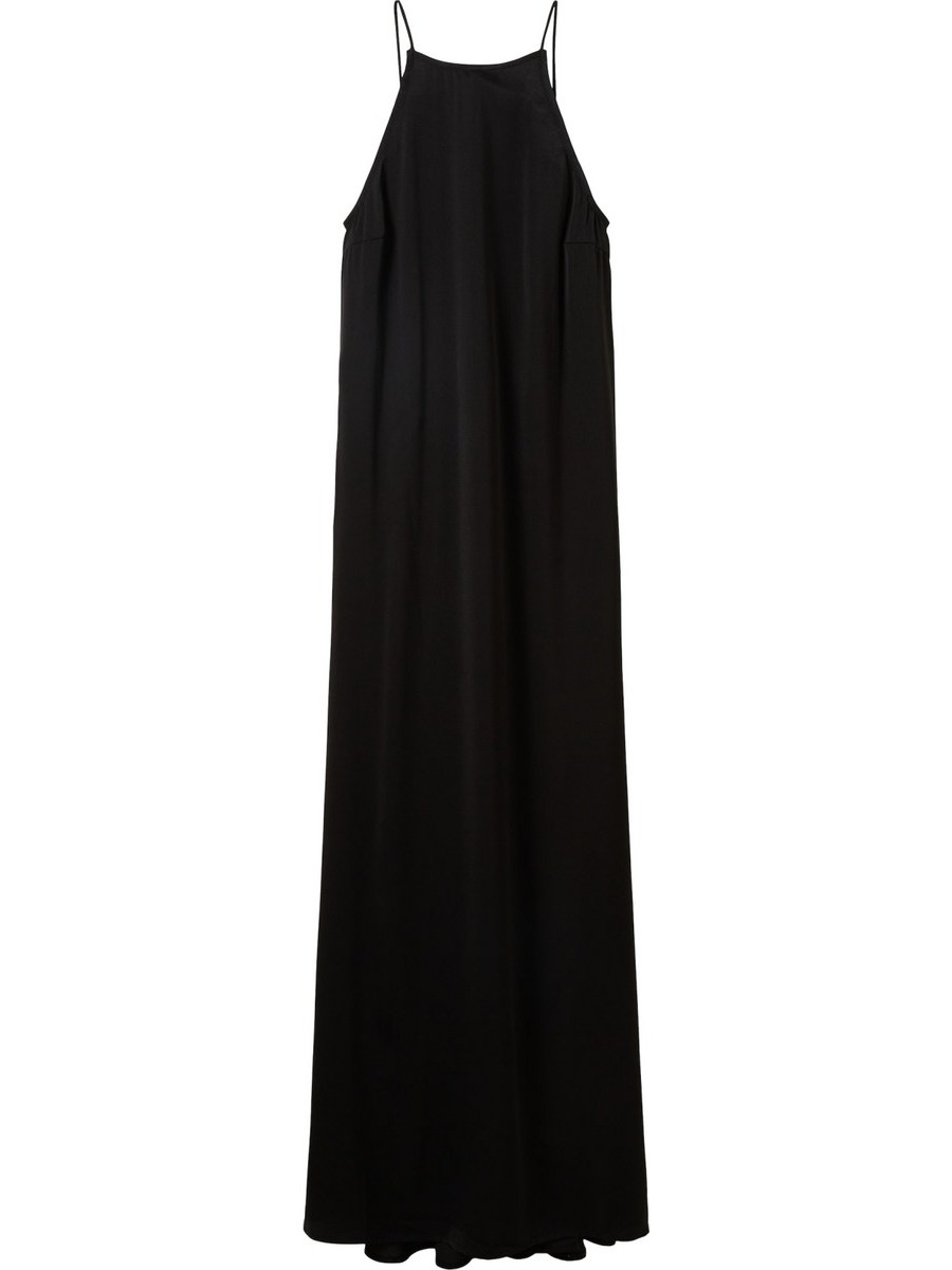 Tom Tailor Midi Καλοκαιρινό Καθημερινό Φόρεμα Μαύρο 036609-14482