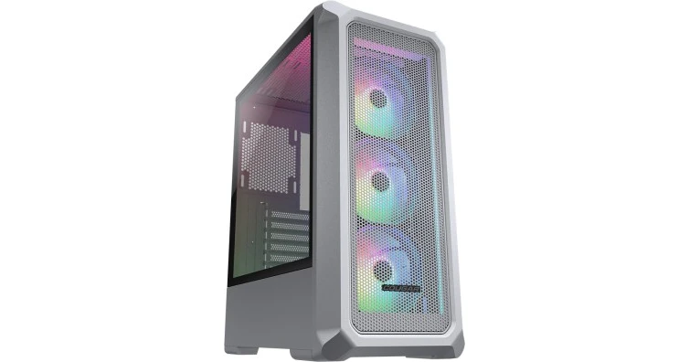 Cougar MX410 Mesh G RGB White Gaming Midi Tower Κουτί Υπολογιστή RGB με