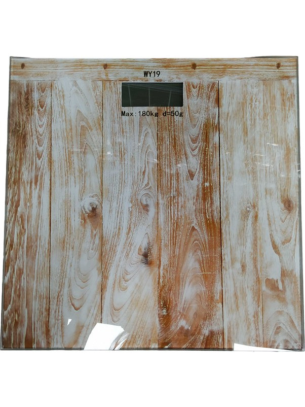Ζυγαριά μπάνιου έως 180kg - 2009 - 167059 - Brown Wood