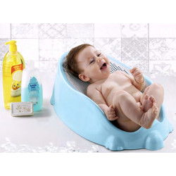 Viosarp Αντιολισθητικό Καθισματάκι Μπάνιου Μωρού με Δίχτυ Γαλάζιο