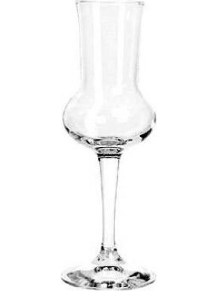Ποτήρι Λικέρ Από Κρύσταλλο Grappa Reserve 80ml 17,2x5,6cm Συσκευασία 6τεμ 1017031