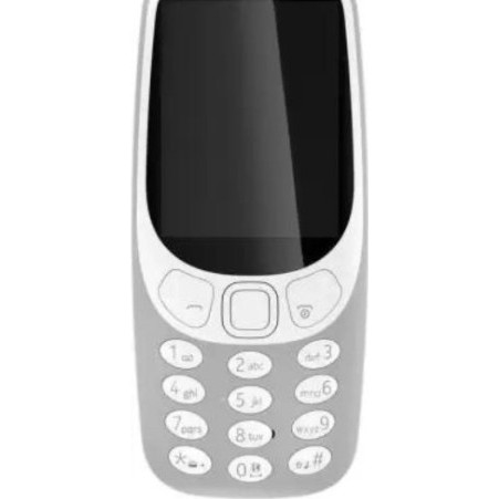 Κινητό τηλέφωνο Dual Sim 3310 Audio Jack FM Radio με οθόνη 1.8" LCD 320x240 QVGA Γκρι