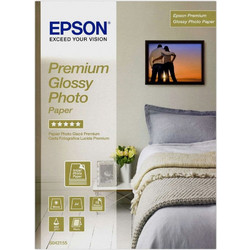 Φωτογραφικό Χαρτί EPSON Premium Glossy A4 255g/m 15 Φύλλα (C13S042155)