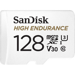 Sandisk High Endurance microSDXC 128GB Class 10 U3 V30 UHS-I