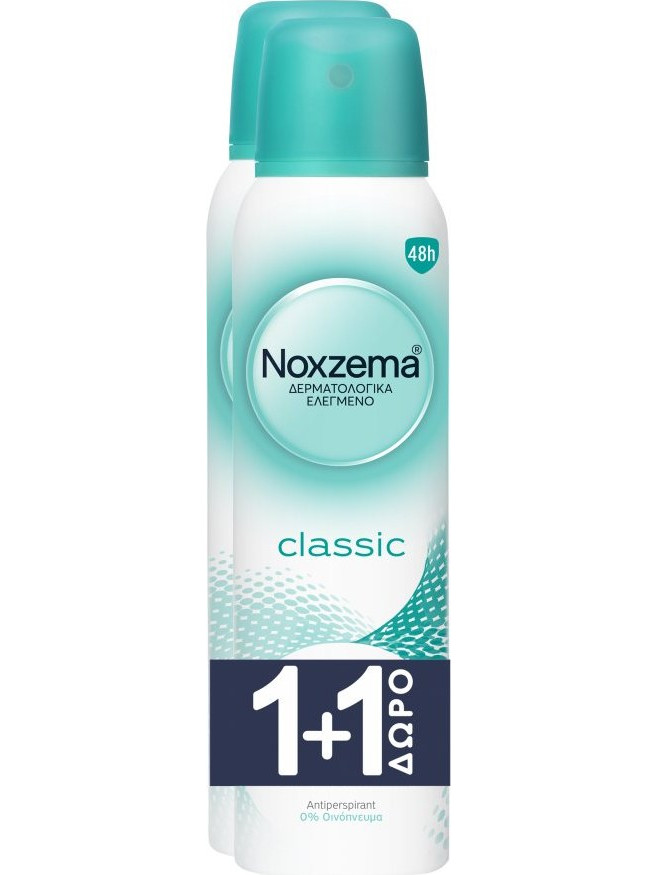 Noxzema Classic Αποσμητικό Spray 24h 2x150ml