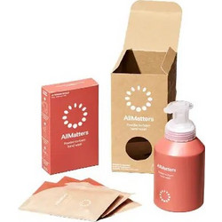 AllMatters - Σαπούνι Χεριών Starter Kit Σκόνη Σε Αφρό - 1 Φιάλη 350ml & 3 Φακελάκια Σκόνη 17,5gr