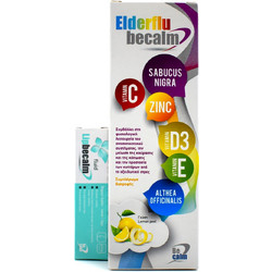 Becalm Elderflu Adult Lemon 250ml & Lipbecalm Fluid Repair Balm 10ml