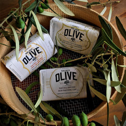 Korres Pure Greek Olive Olive Blossom Πράσινο Σαπούνι 125gr