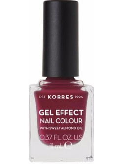 Korres Gel Effect 74 Berry Addict Gloss Βερνίκι Νυχιών Μακράς Διαρκείας 11ml