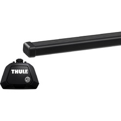 thule Thule SquareBar Evo 118 cm μπάρες οροφής (2 τεμ.) και Thule Raised Rail Evo (κιτ 4 τεμ. πόδια) thule_7104
