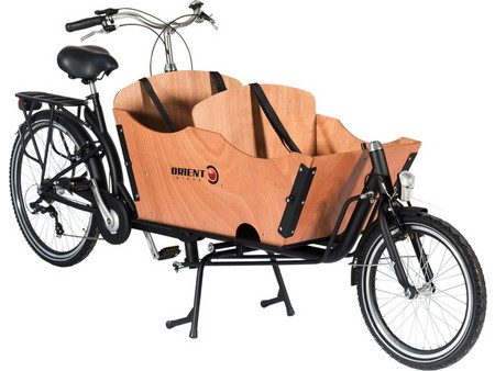 Orient Bikes Cargo 2 Τρίκυκλο Ποδήλατο Αλουμινίου Μαύρο
