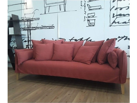 Τριθέσιος Καναπές KENZO Komfy by Sofa Company, Με επιλογή χρώματος, 215x100