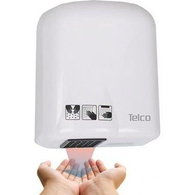 Στεγνωτήρας Χεριών πλαστικό ABS Telco mod QZ 180C 1650W - Ξενοδοχειακός