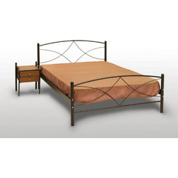Άνδρος Κρεβάτι Διπλό Μεταλλικό 140x190cm