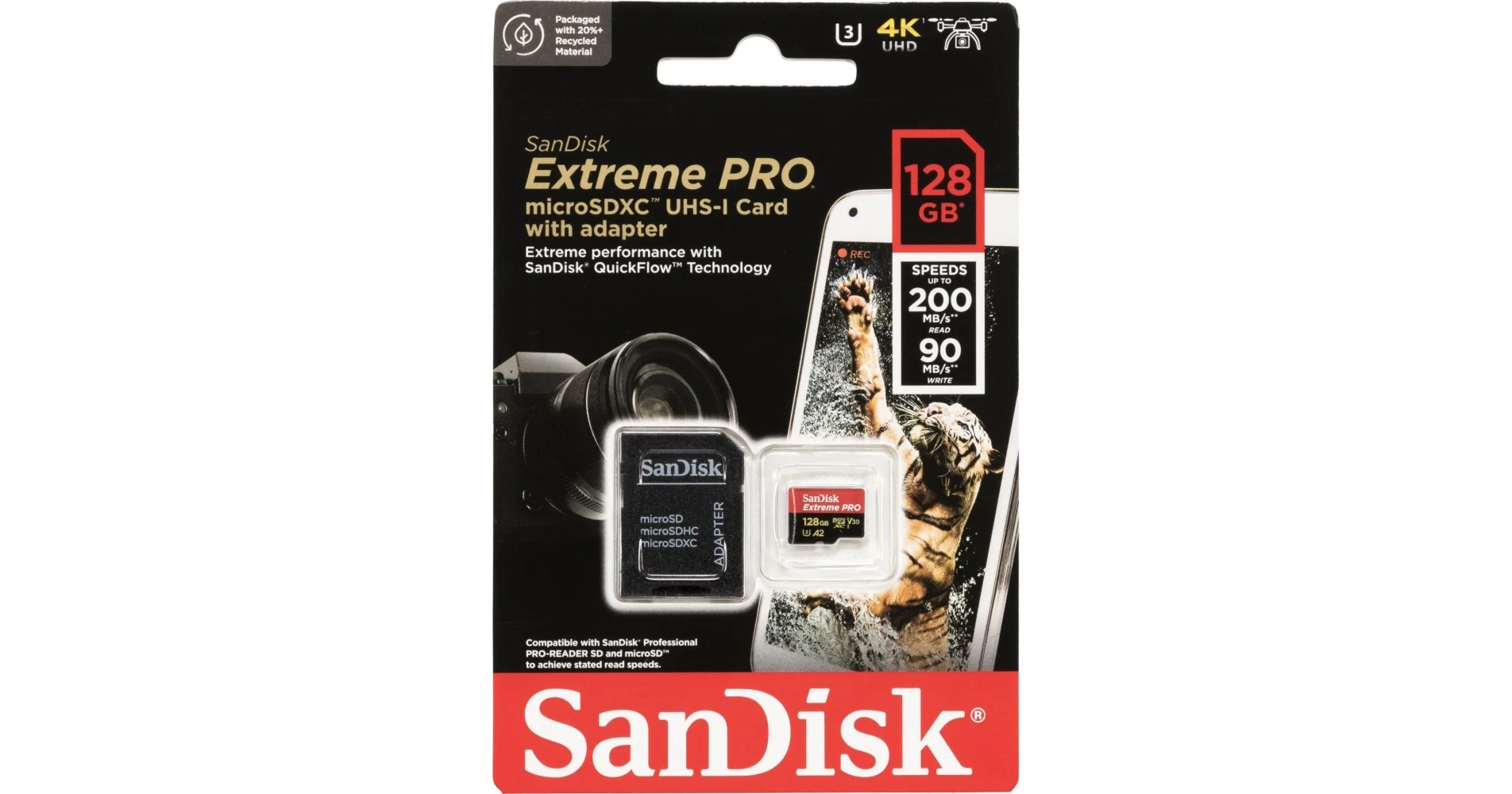 Sandisk Extreme Pro Microsdxc Gb Class U V Uhs I A Mb S