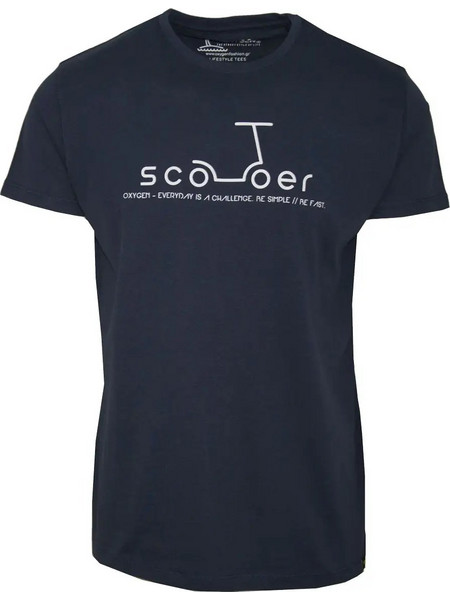 Oxygen Scooter Ανδρικό Μπλε Ναυτικό T-Shirt 41069...