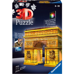 Puzzle Ravensburger Η Αψίδα Του Θριάμβου Night Edition 3D 216 Κομμάτια