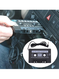 3.5mm Jack Plug CD Car Cassette Stereo Adapter Tape Converter AUX Cable CD Player for iPod / MP3 / MP 4 (OEM)