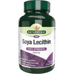 Natures Aid Lecithin 1200mg 90 Μαλακές Κάψουλες
