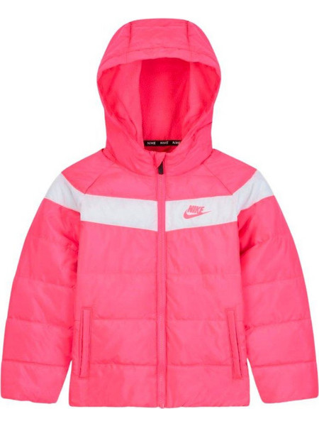 Nike Nkn Nsw Filled Παιδικό Μπουφάν Χειμωνιάτικο Puffer Φούξια 36G457-A96
