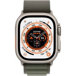 Apple Watch Ultra Cellular 49mm Titanium Alpine Loop Green