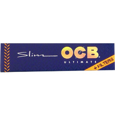 Χαρτάκια OCB Ultimate King Size Slim με Τζιβάνες (32 φύλλα) (1τμχ)