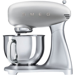 Smeg SMF02 Silver Κουζινομηχανή 800W με Ανοξείδωτο Κάδο 4.8lt