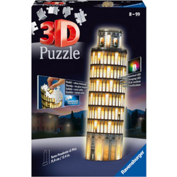 Puzzle Ravensburger Leaning Tower Of Pisa Night Edition 3D 216 Κομμάτια
