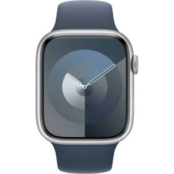 Apple Watch Series 9 45mm Aluminum Silver / Storm Blue