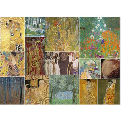 Puzzle Bluebird Puzzle Gustav Klimt Collage 6000 Κομμάτια