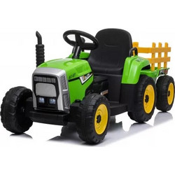 Ηλεκτροκίνητο Παιδικό Τρακτέρ 12V με Καρότσα Πράσινο 4286100